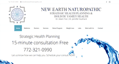 Desktop Screenshot of newearthnaturopathic.com